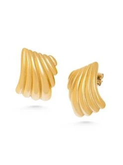 Nialaya Women's Geometric Wing Earrings