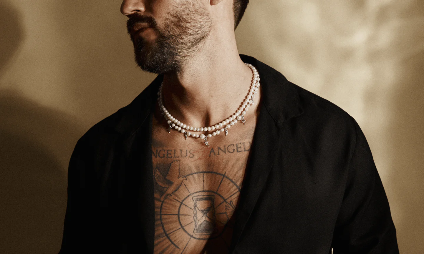 Front Page -Nialaya Jewelry Store how to style a men s pearl necklace