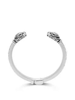 Nialaya Men's Panther Bangle In Silver -Nialaya Jewelry Store nialaya men s bangle men s panther bangle in silver 30695236010056