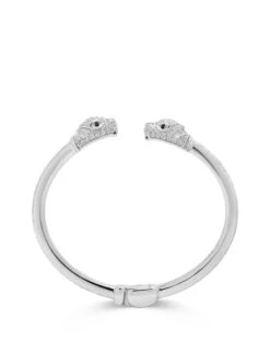 Nialaya Men's Silver CZ Panther Bangle -Nialaya Jewelry Store nialaya men s bangle men s silver cz panther bangle men s silver cz panther bangle 30922104012872