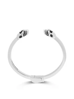 Nialaya Men's Silver Skull Bangle -Nialaya Jewelry Store nialaya men s bangle men s silver skull bangle 30695200424008