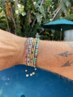 Nialaya Men's Beaded Bracelet With Green Disc Beads 9 Nialaya Men's Beaded Bracelet With Green Disc Beads -Nialaya Jewelry Store nialaya men s beaded bracelet men s beaded bracelet with green disc beads 14435276587080