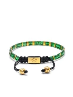 Nialaya Men's Bracelet With Marbled Green And Gold Miyuki Tila Beads 10 Nialaya Men's Bracelet With Marbled Green And Gold Miyuki Tila Beads -Nialaya Jewelry Store nialaya men s beaded bracelet men s bracelet with marbled green and gold miyuki tila beads 30463461359688