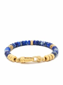 Nialaya Men's Hexagon Beaded Bracelet With Blue Lapis And Gold 6 Nialaya Men's Hexagon Beaded Bracelet With Blue Lapis And Gold -Nialaya Jewelry Store nialaya men s beaded bracelet men s hexagon beaded bracelet with blue lapis and gold men s hexagon beaded bracelet with blue lapis and gold 1160763697