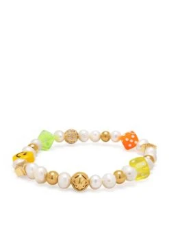 Nialaya Men's Pair Of Dice Pearl Bracelet 5 Nialaya Men's Pair Of Dice Pearl Bracelet -Nialaya Jewelry Store nialaya men s beaded bracelet men s pair of dice pearl bracelet 30668645957704