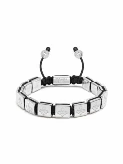 Nialaya Men's Flatbead Bracelet In Sterling Silver