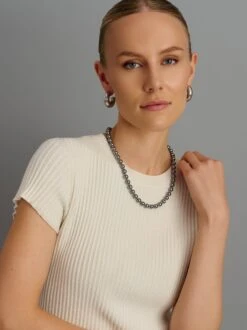 Nialaya 8mm Metallic Pearl Necklace With Silver 9 Nialaya 8mm Metallic Pearl Necklace With Silver -Nialaya Jewelry Store nialaya men s necklace 8mm metallic pearl necklace with silver 8mm metallic pearl necklace with silver 20 inches 50 8 cm mnec 387 1168005324