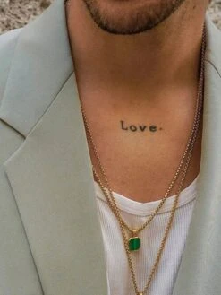 Nialaya Gold Necklace With Square Malachite Pendant 13 Nialaya Gold Necklace With Square Malachite Pendant -Nialaya Jewelry Store nialaya men s necklace gold necklace with square malachite pendant 28952250220616