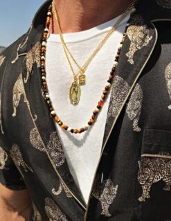 Nialaya Men's Gold Necklace With Our Lady Of Guadalupe Pendant 7 Nialaya Men's Gold Necklace With Our Lady Of Guadalupe Pendant -Nialaya Jewelry Store nialaya men s necklace men s gold necklace with our lady of guadalupe pendant 21 inch mnec 085 11865203572808