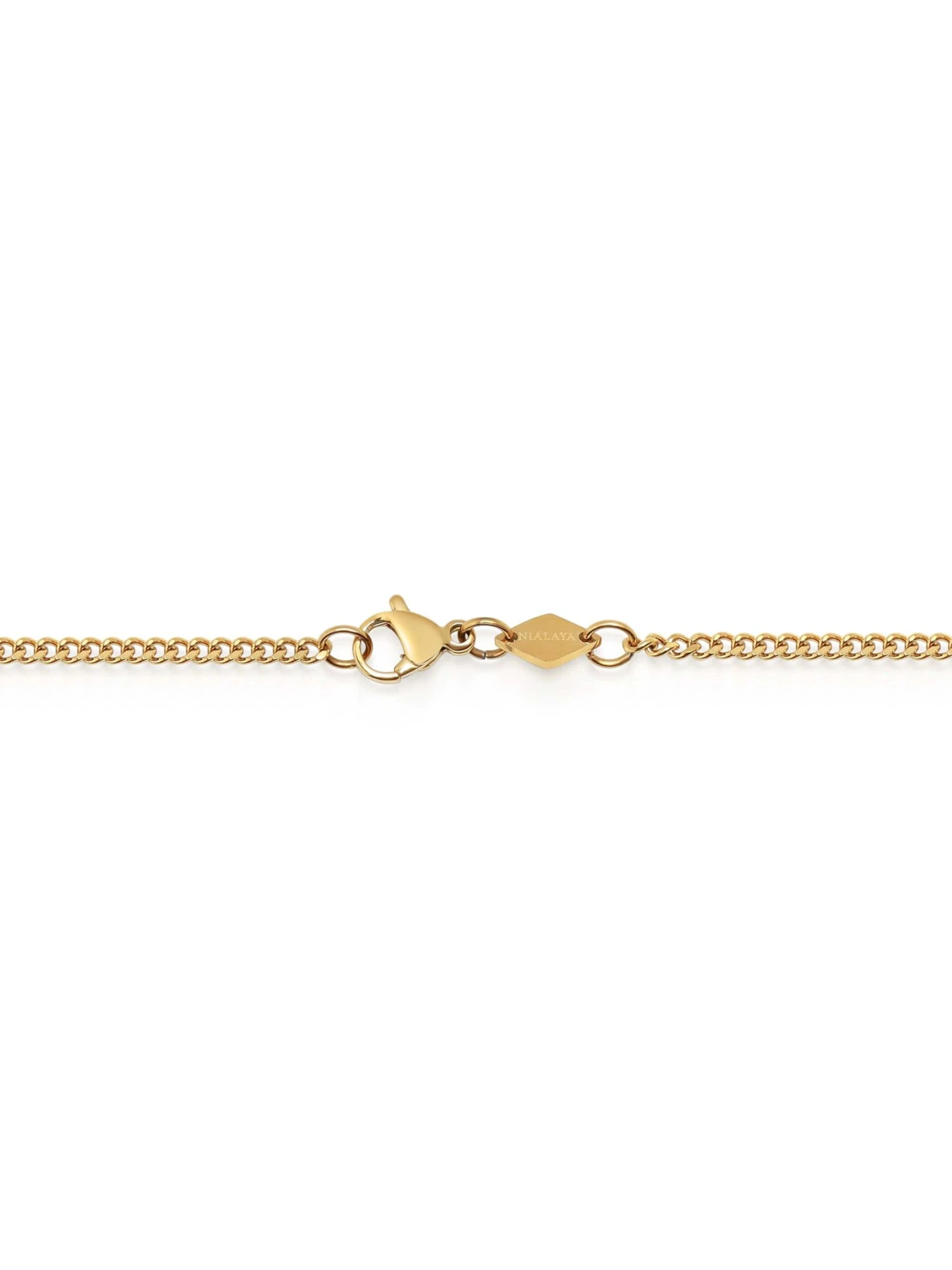 Nialaya Men's Hamsa Hand Necklace In Gold 4 Nialaya Men's Hamsa Hand Necklace In Gold - Image 4