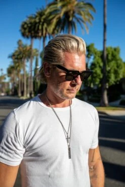 Nialaya Men's Silver Prayer Box Necklace -Nialaya Jewelry Store nialaya men s necklace men s silver prayer box necklace 17989715853384