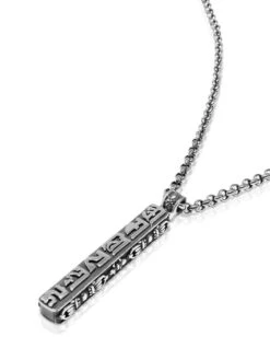 Nialaya Men's Silver Prayer Box Necklace -Nialaya Jewelry Store nialaya men s necklace men s silver prayer box necklace 390137544713