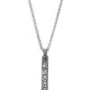 Nialaya Men's Silver Prayer Box Necklace
