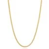 Nialaya Men's Squared Gold Chain