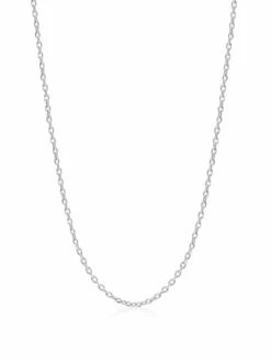 Nialaya Men's Silver Cable Chain