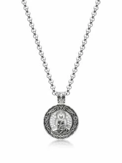 Nialaya Necklace With Silver Buddha Amulet