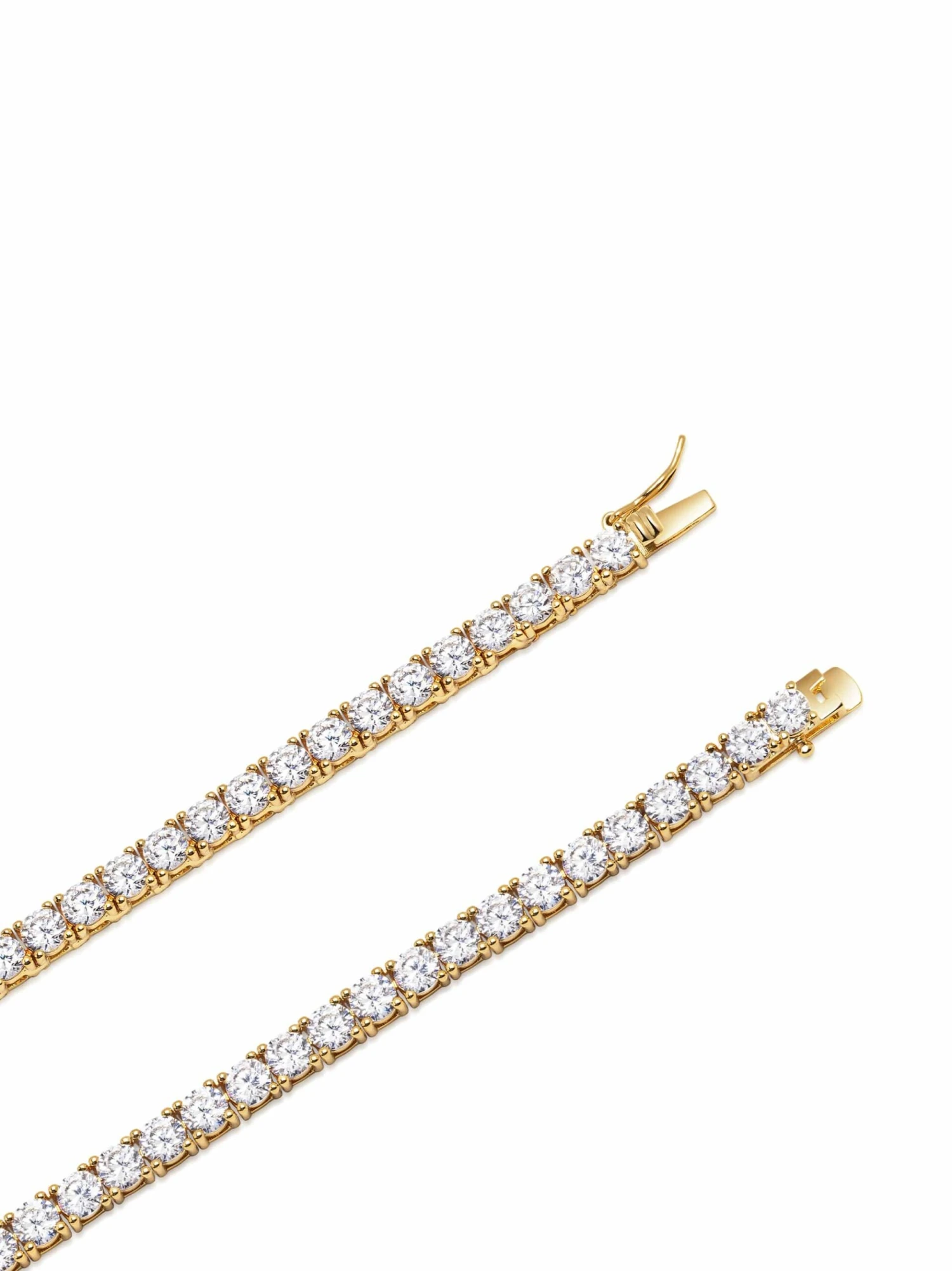 Nialaya Tennis Choker In Gold 5 Nialaya Tennis Choker In Gold - Image 5