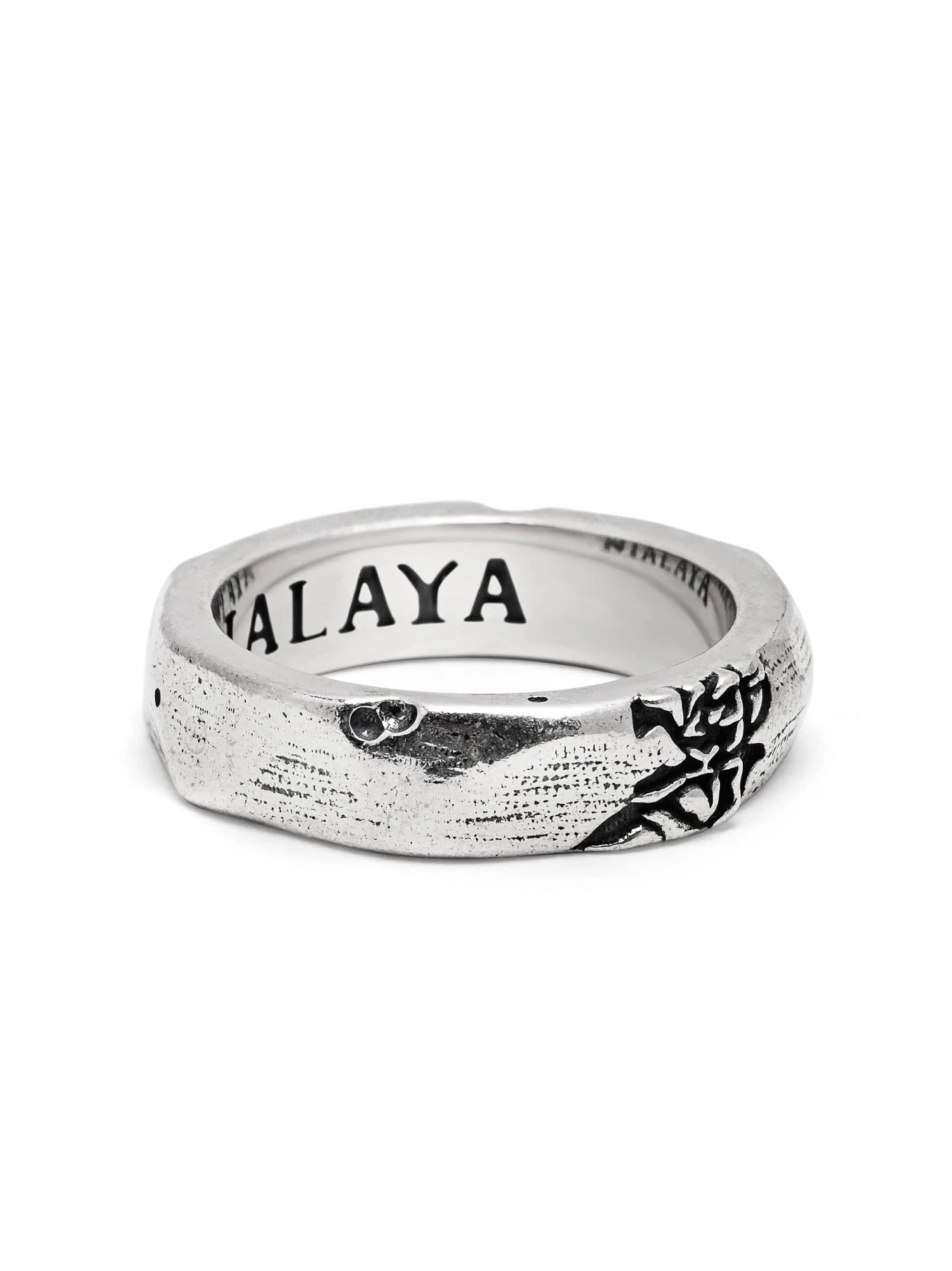 Nialaya Carved Vintage Sterling Silver Ring 4 Nialaya Carved Vintage Sterling Silver Ring - Image 4