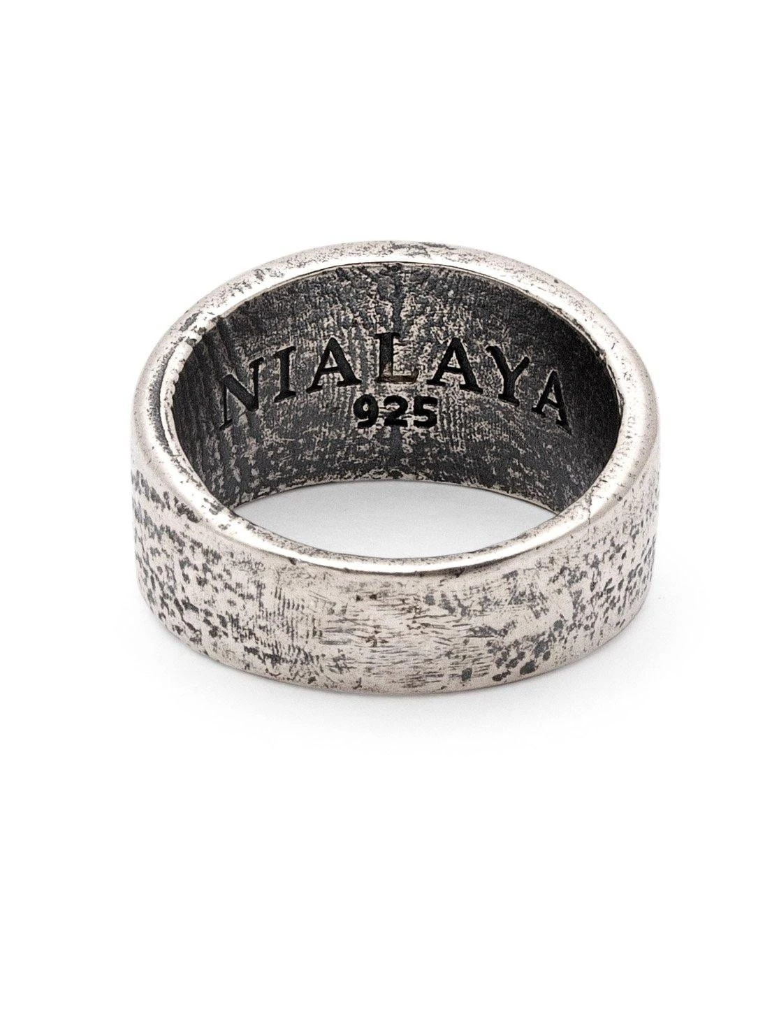 Nialaya Engraved Vintage Sterling Silver Ring 5 Nialaya Engraved Vintage Sterling Silver Ring - Image 5