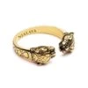 Nialaya Men's Gold Panther Ring