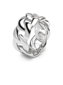 Nialaya Men's Silver Chain Ring -Nialaya Jewelry Store nialaya men s ring men s silver chain ring 18526523654216