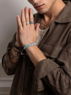 Nialaya Men's Stainless Steel Crest Ring -Nialaya Jewelry Store nialaya men s ring men s stainless steel crest ring 30325940682824