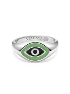 Nialaya Men's Sterling Silver Evil Eye Signet Ring 5 Nialaya Men's Sterling Silver Evil Eye Signet Ring -Nialaya Jewelry Store nialaya men s ring men s sterling evil eye signet ring men s sterling evil eye signet ring 30942680055880
