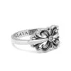 Nialaya Men's Sterling Silver Bloom Ring