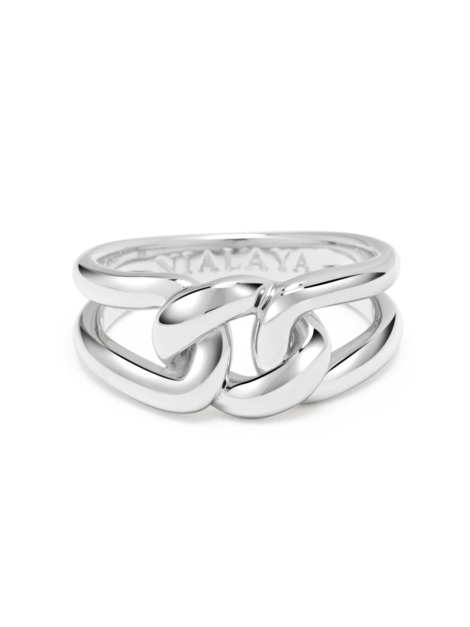 Nialaya Men's Sterling Silver Knot Ring 3 Nialaya Men's Sterling Silver Knot Ring - Image 3