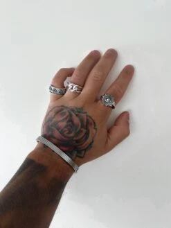 Nialaya Men's Sterling Silver Knot Ring 7 Nialaya Men's Sterling Silver Knot Ring -Nialaya Jewelry Store nialaya men s ring men s sterling silver knot ring 30688779075656