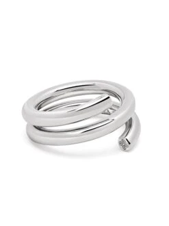 Nialaya Modern Spiral Ring