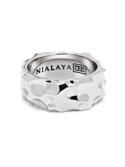 Nialaya Sculpted Sterling Silver Ring