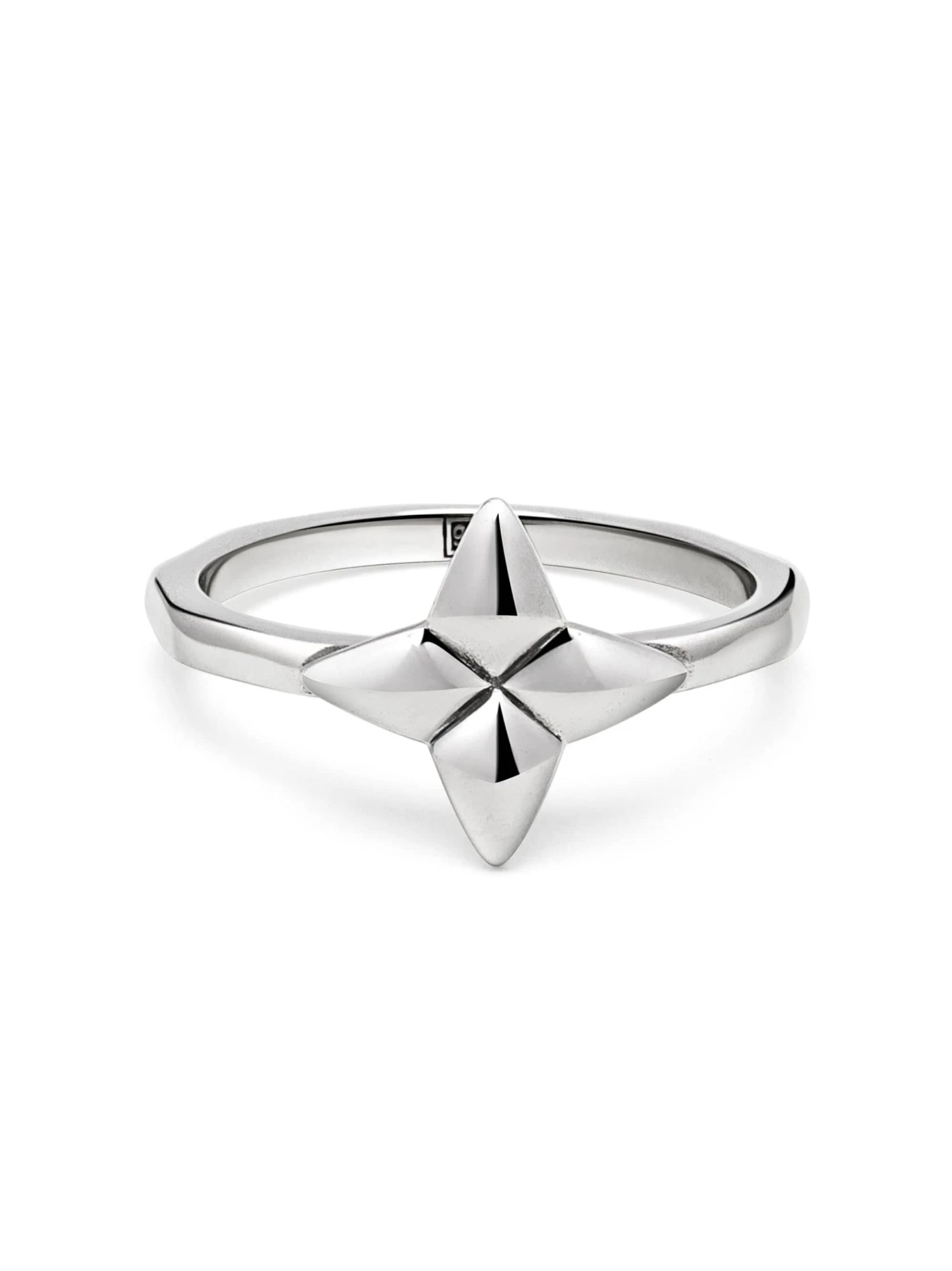 Nialaya Star Sterling Silver Ring 3 Nialaya Star Sterling Silver Ring - Image 3