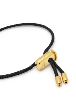 Nialaya Men's Black String Bracelet With Adjustable Gold Lock 9 Nialaya Men's Black String Bracelet With Adjustable Gold Lock -Nialaya Jewelry Store nialaya men s string bracelet men s black string bracelet with adjustable gold lock mst 034 28800522485832