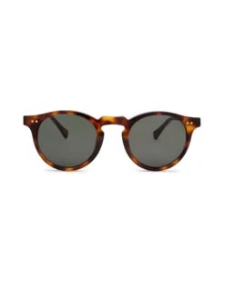 Nialaya Malibu Sunglasses - Green On Tortoise