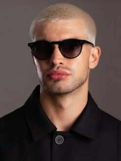 Nialaya Malibu Sunglasses - Grey Gradient On Black -Nialaya Jewelry Store nialaya sunglasses malibu sunglasses grey gradient on black niasun 009 29773867122760