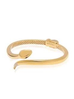 Nialaya Women's Gold Snake Bangle