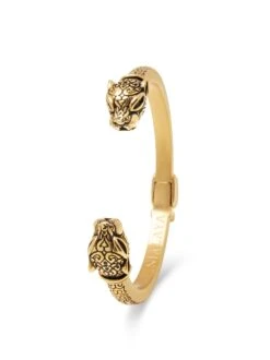 Nialaya Women's Panther Bangle In Gold