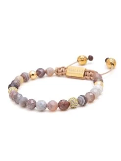 Nialaya Women's Beaded Bracelet With Botswana Agate -Nialaya Jewelry Store nialaya women s beaded bracelet women s beaded bracelet with botswana agate 29890634645576