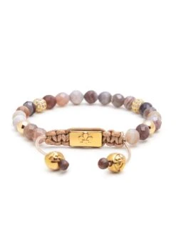 Nialaya Women's Beaded Bracelet With Botswana Agate -Nialaya Jewelry Store nialaya women s beaded bracelet women s beaded bracelet with botswana agate 29890634678344