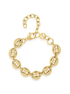 Nialaya Gold Mariner Link Bracelet