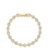 Nialaya Round Gem Link Bracelet