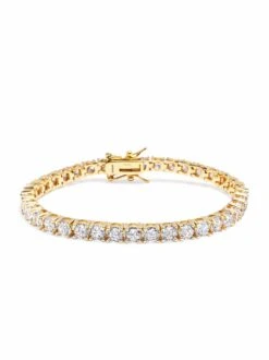 Nialaya Tennis Bracelet In Gold