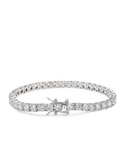 Nialaya Tennis Bracelet In Silver -Nialaya Jewelry Store nialaya women s chain bracelet tennis bracelet in silver tennis bracelet in silver 1168012559