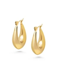 Nialaya Clasp Hoop Earrings