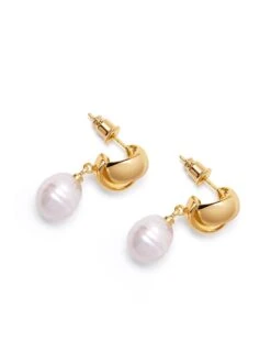 Nialaya Pearl Drop Earrings In Gold 6 Nialaya Pearl Drop Earrings In Gold -Nialaya Jewelry Store nialaya women s earrings pearl drop earrings in gold pearl drop earrings in gold wear 067 1170675676