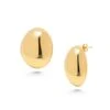 Nialaya Vintage Oval Stud Earrings