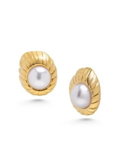 Nialaya Vintage Pearl Earrings -Nialaya Jewelry Store nialaya women s earrings vintage pearl earrings vintage pearl earrings wear 065 1160763560