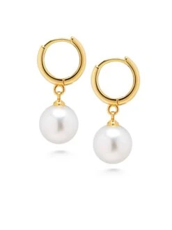Nialaya Women's Pearl Drop Earrings -Nialaya Jewelry Store nialaya women s earrings women s pearl drop earrings wear 040 30539092099144 1