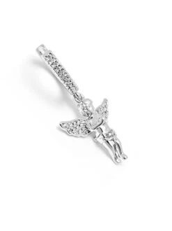 Nialaya Women's Silver Angel Earrings -Nialaya Jewelry Store nialaya women s earrings women s silver angel earrings wear 038 30501456904264